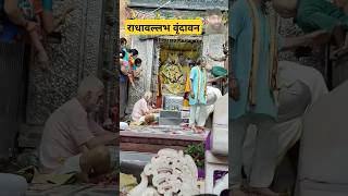 Radha Vallabh Vrindavan Parmanand ji maharaj trending viralshorts shortsfeed ytshort [upl. by Nylhsa]