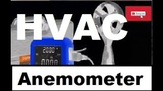 Anemometer cfm calculation how to use digital anemometer in HVAC [upl. by Lorinda837]