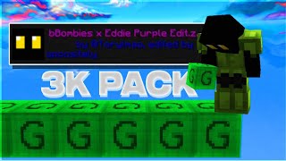 Bombies 80k Purple Recolor  Bedwars texture pack  Eddeh3k pack [upl. by Gregory503]