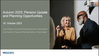 LTA Pensions webinar October 2023 [upl. by Lomax]