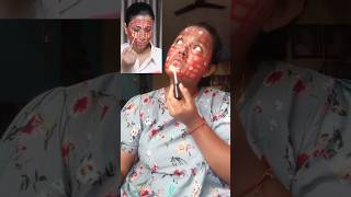 Viral red lipstick makeup hack🤯🔥😨 bengali hack shorts ytshorts trending [upl. by Mayce487]