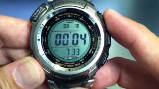 Casio Protrek PRG110T7V Solar Power Titanium Watch [upl. by Greenes]