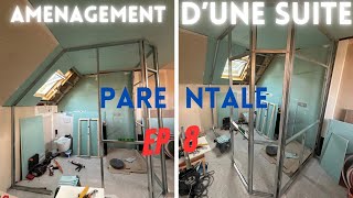 AMÉNAGEMENT D’UNE SUITE PARENTALE EP8 suiteparentale renovation [upl. by Carder]