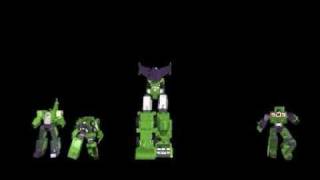 Transformers G1 Devastator 3d animation [upl. by Nerhtak867]