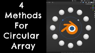 Circular Array  Blender 34 Tutorial [upl. by Wiles]