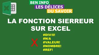 Comment utiliser la Fonction SIERREUR dExcel [upl. by Shewchuk]