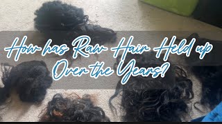 Raw Hair from US Based Black Owned Business Wear and Tear over the years [upl. by Eiramanit98]