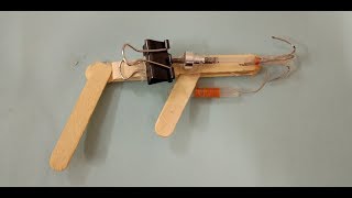 How to make mini Grappling Hook Gun DIY [upl. by Mitchiner]