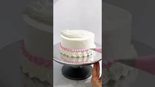 Cake decorating ideas for beginners cake shortsfeed trending ytshorts cakeart shorts cream [upl. by Rattray]