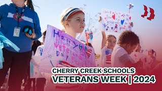 Cherry Creek Schools  Veterans Week 2024 [upl. by Hollah]