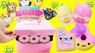 SMOOSHY MUSHY Series 2 DoDat Donuts New SQUISHIES [upl. by Coates]