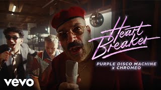 Purple Disco Machine Chromeo  Heartbreaker Official Video [upl. by Nylasej]