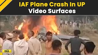 Army Plane Crash IAF Fighter Jet Crashes In Agra Pilot Ejects Safely  Agra Plane Crash [upl. by Lyrahc307]