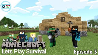 Tamil Plays Minecraft Lets Play Survival  Episode 3 [upl. by Gnurt818]