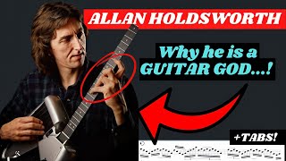 When a Guitar VIRTUOSO Mixes SCALES and MELTS MINDS ALLAN HOLDSWORTH [upl. by Ahtilat222]