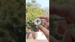 Magnetic Compass  Science Experiment shorts [upl. by Cristiano]