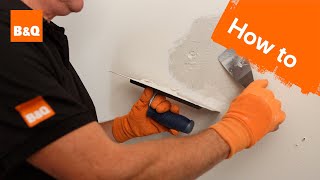 How to patch plaster a wall [upl. by Salas]