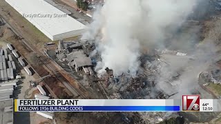 WinstonSalem fertilizer plant evacuation zone reduced [upl. by Cerell]