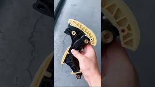 mercedes benz M271 engine have abnormal soundtiming chain guide tensioner balance shaft issue diy [upl. by Odrahcir]