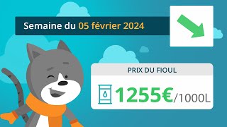 Prix ​​du fioul domestique  semaine du 5 février 2024 [upl. by Plate]