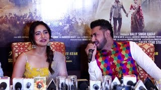 Ik Sandhu Hunda Si  Gippy Grewal Neha Sharma Roshan Babbal  Funny Press Conference  Chaska Tv [upl. by Alemahs]