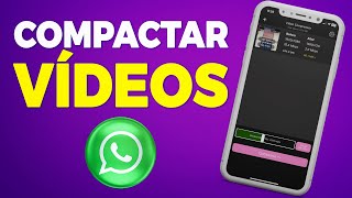 Como COMPRIMIR Vídeos GRANDES Para Enviar no WHATSAPP do iPHONE [upl. by Nylcoj]