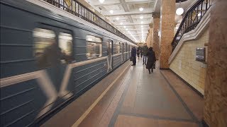 Russia Moscow metro ride from Комсомо́льская to Красносе́льская [upl. by Rausch179]