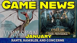 Wyrmspan DETAILS CMON Retail Exclusives January Board Game News [upl. by Arodnahs598]