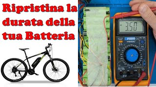 Ripristina la durata e la capacità della batteria Ebike 36v con queste tecniche di bilanciamento [upl. by Idoj209]