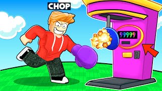 ROBLOX CHOP AND FROSTY PLAY ARCADE PUNCH SIMULATOR [upl. by Roswald288]