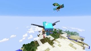 WIGETTA EXTREMO 2  VUELO INFINITO Y VICENTE 28  MINECRAFT 17w06a [upl. by Naman]