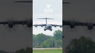 Airbus A400M Atlas Luftwaffe Landing at SDF for Thunder Over Louisville [upl. by Nork]