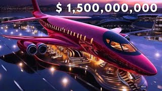 TOP 15 MOST EXPENSIVE PRIVATE JETS IN THE WORLD  2024 [upl. by Jerrilyn943]