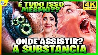 VEJA Onde ASSISTIR A SUBSTÂNCIA Onde Ver A SUBSTANCIA HD 4K DUBLADO GRATIS HALLOWEEN  REVIEW NGF [upl. by Zorana922]