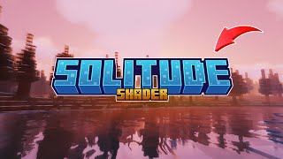 Solitude Shaders Mcpe 12073  Best Render dragon shaders 120 BE [upl. by Ecidnac]