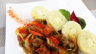 Receta Goulash húngaro [upl. by Aihtennek]