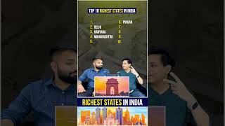 Top 10 Richest States in India  Richest and Poorest States in India  biggboss salmankhan mumbai [upl. by Loram]