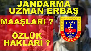 2023 JANDARMA UZMAN ERBAŞ ÖZLÜK HAKLARI  MAAŞLARI [upl. by Eicyal]