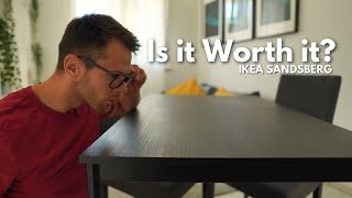 IKEA SANDSBERG TABLE review  After 6 Months [upl. by Townsend]