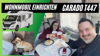 Neues Wohnmobil einrichten  CARADO T447  Hund im Wohnmobil [upl. by Edgardo]