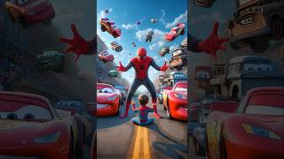 Cars  Who is best  Spiderman vs Venom vs Joker vs Captain America spiderman brawlstars joker [upl. by Etiam]