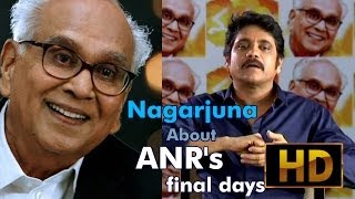 Nagarjuna gets emotional speaking about ANRs final days [upl. by Enyalahs]