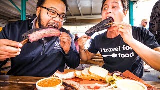 GIANT BEEF RIBS and Brisket  AMERICAN FOOD BBQ at Little Miss BBQ in Phoenix AZ [upl. by Nali]