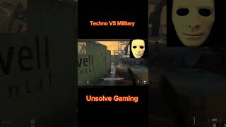 Techno Gamerz 🎮🎮🎮 Vs Military 🪖🪖🪖TechnoGamerzOfficial officialunsolvegaming [upl. by Auqinaj]