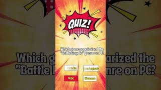 Ultimate Top 5 PC Game Quiz Test Your Gaming Knowledge science technology newtechnology history [upl. by Ylevol]