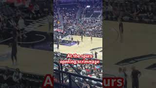 spurs opening scrimmage [upl. by Kcirdes696]