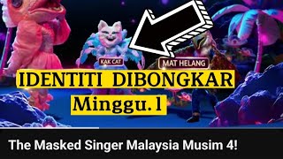 Identiti Didedahkan Minggu1 The Masked Singer Malaysia S4 2023 [upl. by Nari]