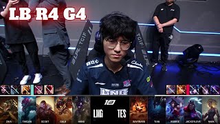 TES vs LNG  Game 4  Round 4 LPL Summer 2023 Playoffs  Top Esports vs LNG Gaming G4 full [upl. by Sylvie]