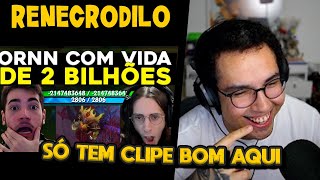 YETZ REACT  UM DOS MELHORES VIDEOS DO RENECRODILO  Renecrodilo [upl. by Beatriz]