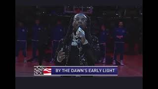 JACQUEES SINGS NATIONAL ANTHEM LIVE AT LAKERS GAME [upl. by Gem637]